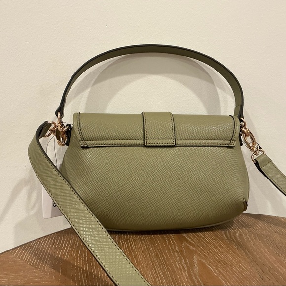 GUESS Los Angeles Harlow Crossbody Handbag - Light Musk - Picture 5 of 6